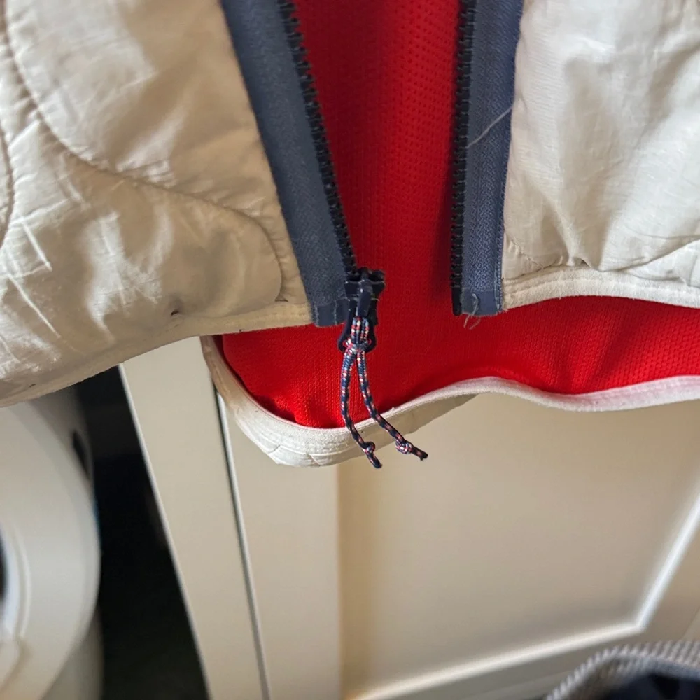 Nike Navy Sherpa Jacket with Light Blue, White & Red Accents - Picture 9 of 9